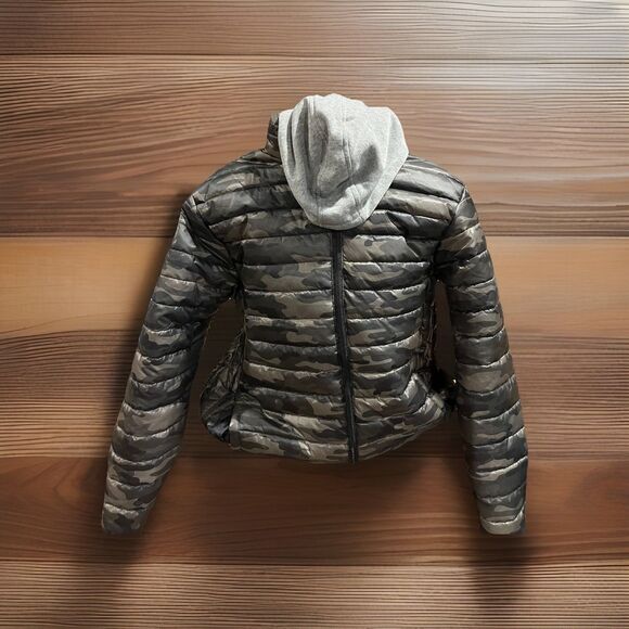 Maximos Men's BAH BAH Removable Hood Camouflage Print Puffer Jacket XL - Picture 2 of 4